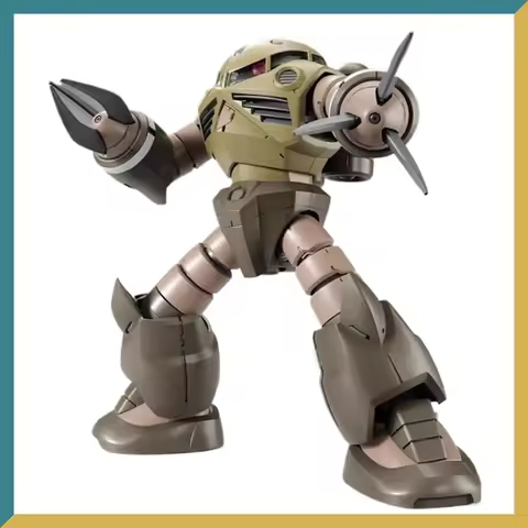 New HG 1/144 MSM-07 Z'Gok Green Magic Crab Xiaya Special Figures Assembly Model Toys Collection Gift