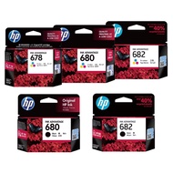 HP Original Ink Advantage Cartridge 680 682 Black, 678 680 682 Tri-color