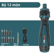 Bộ Tua Vít Điện Không Dây Mô-men Xoắn Lớn 015-7Nm Với Tay Cầm Thẳng Máy Khoan Mini Dụng Cụ Cầm Tay R