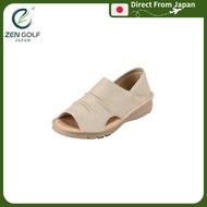 Pansy 7231 Women's Shoes 3E 2-Way Shirring Open Toe