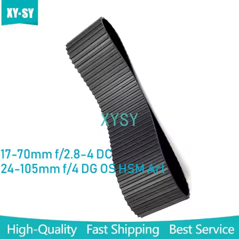New17-70 24-105 mm Lens Zoom Ring Rubber Leather for Sigma 17-70mm f/2.8-4 DC ，24-105mm f/4 DG OS HS