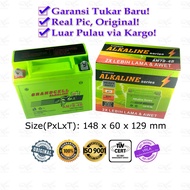 Aki Motor Grandcell Alkaline AM7B-4B GM7B YB7B GM7B-4B YB7B-B AM7BF 12V 7Ah Tiger Scorpio Nouvo