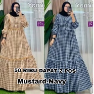 PROMO CUCI GUDANG 50 RIBU DAPET 2 PCS dres gamis baju pakaian pesta kondangan wanita cewe remaja dew