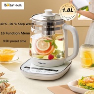 YSH-D18F1หม้อพร้อมตัวกรองเพื่อสุขภาพแก้วอัตโนมัติขนาดเล็ก1.8L สำหรับบ้าน