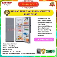 Kulkas 2 Pintu SHARP SJ-420GP-SD - Plasmacluster Ion - Jabodetabek