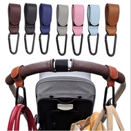 GANTUNGAN INOVSSTR HOOKMO Baby Stroller Leather Hook Organizer Hanger - HO2