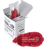 KOKUYO Glue tape, glue, dot liner, refill, strong adhesive, 5 pieces, AMTA-D403-08X5