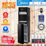 Midea Water Dispenser Floorstanding Hot Normal Cold Water Purifier 1635S - Compressor - 4 Antibacter
