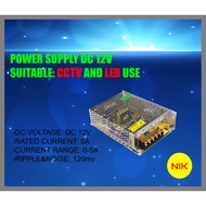 12V 5A POWER SUPPLY STEEL BOX 100V - 220V ✔POWER SUPPLY✔