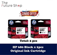 HP 680 Black + Black / HP 680 Black + Tri-color / HP 680 Tri-colour + Tri-colour combo pack Original