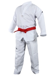 adidas Adi Start II White V-Neck Student Taekwondo Dobok Uniform