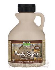 美國歡樂購★★ 有現貨！Now Foods  100%純楓糖漿 楓漿  Maple Syrup B級 16oz