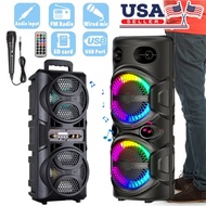 3000w Portable Bluetooth Speaker Sub Woofer Heavy Bass Sound System Party Dj Karaoke Rechargeable Lo