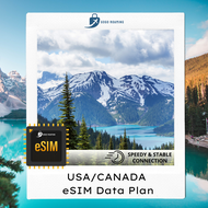 【eSIM】USA Canada eSim (Daily 1GB - 2GB) Travel Roaming eSIM Data Plan | GOGO ROAMING Travel eSIM