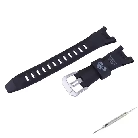 Men's Resin Watch strap accessories compatible for Casio PRG-110 PRW-1300Y PAW-1300 women's rubber S