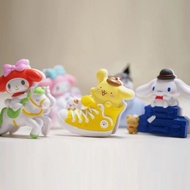 Japan BANDAI Capsule Toy Sanrio Character Modeling Folder DX P3 Doll Model Office Stationery Kuromi 