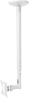 mywall HL4-1WL Height-Adjustable Ceiling Mount for Flat Screens, 10-30 Inches (25-76 cm) Load Capaci