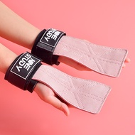 Deadlift assistance strap, women's fitness gloves, pull-up grip strap, leather palm protector, anti-