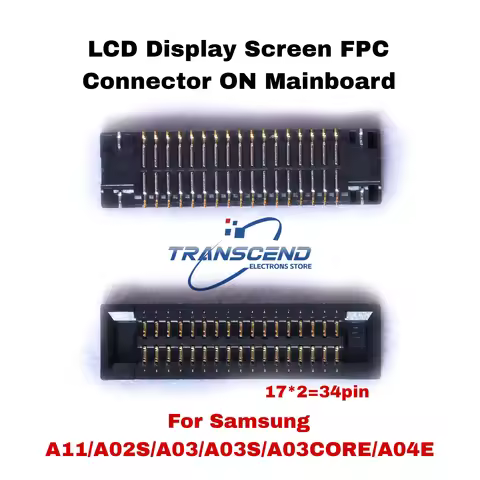 10/50pcs LCD Display Screen FPC Connector On Motherboard for Samsung Galaxy A11 A02S A03 A03S A03COR