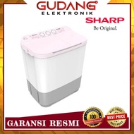 MESIN CUCI 2 TABUNG SHARP EST 90 MW TWIN TUBE 9KG ES-T 90MW