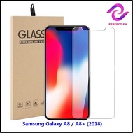 PERFECTPH Tempered Glass Protector Screen HD For Samsung Galaxy A8 / A8+ (2018) Clear