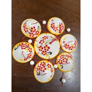 6-hat wind chimes, door-mounted wind chimes, bonsai wind chimes_Bat Trang Ceramics