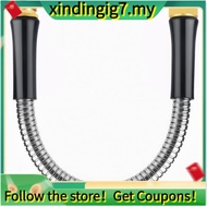 【】1FT X5/8" Short Garden Hose with Male to Female Connector Water Hose Metal Washing Machine Hose fo