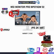 [ผ่อน 0% 6 ด.]MSI MONITOR PRO MP273QW E2(IPS 2K/100Hz)/ประกัน 3 Years