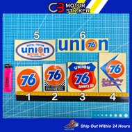 76 Union 76 Engine Oil Sticker Cutting Overlapping Pantul Cahaya / R46