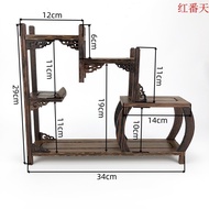 Source Manufacturer Wenge Small Bogu Rack Crafts Display Rack Small Flower Rack Mini Bogu Rack Suppo