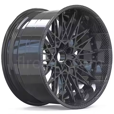 Flrocky Custom Carbon Fiber Carbon Fiber Wheel 5x120 5x114.3 5x130 for C8 18 19 20 21 Inch Full Carb