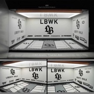 [訂購] 1∶64 場景 ⚪️白色版 LBWK SERIES 🈶燈 亞加力門 汽車模型展示盒