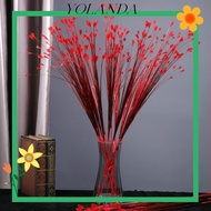 YOLAN 5pcs/Pack Peacock Grass, 20 Heads 80cm Artificial Grass, Bohemian Multicolor Feather Texture R