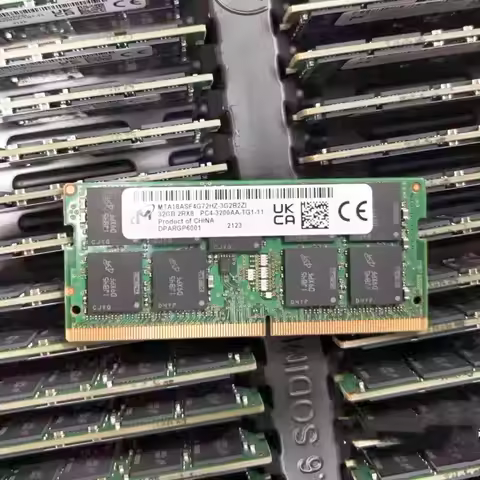 Micron Server ECC RAMs DDR4 32GB 3200MHZ Server laptop Memory ddr4 32GB 2Rx8 PC4-3200AA-11 ECC SODIM