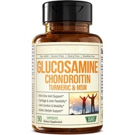 Glucosamine Chondroitin MSM & Turmeric Supplement 90 Capsules