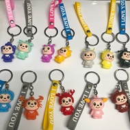 Si 12 zodiac keychains with the word I Love You