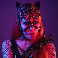 Sexy Leather Mask Bunny Girl Cosplay Masquerade Erotic Halloween Carnival Party Masks Bdsm Bondage Aldult Games Fetish Mask