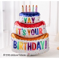 birthday ballon birthday cake ballon / ballon decoration 🎂