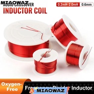 MIAOWAZ Audio Inductor Coil, 0.6mm 0.2mh-2.0mh Speaker Crossover Inductor Coil, Copper Speaker Coil