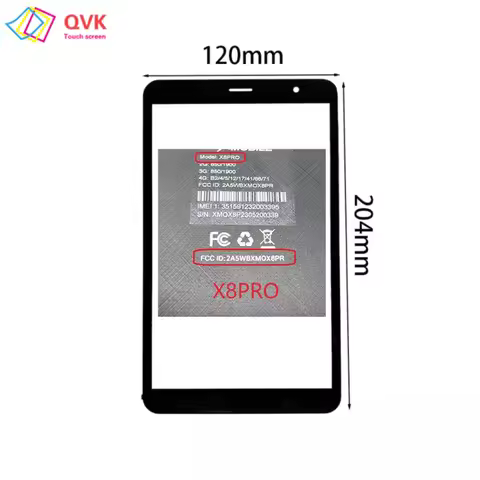 New 8Inch Black For X Mobile X8 PRO X8PRO 2A5WBXMOX8PR Tablet PC Capacitive Touch Screen Digitizer S