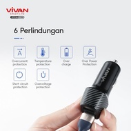 COD CAR CHARGER VIVAN CC02C CHARING HP PHONE HANDPHONE MOBIL ORIGINAL