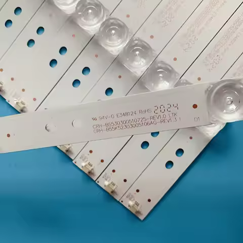 100% New 10pcs/Kit LED strips for HAIER 55 TV LE55U6600DUA 55UGX3500 55UGX3500a 55UGX3500b 55UGX3500