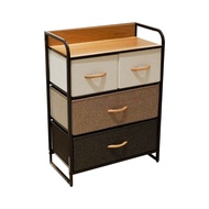 LEVELS Kirei Basket 4/7 Drawers Storage Chest (Fabric 3-Tier Dresser)