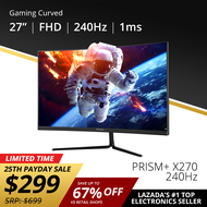 PRISM+ X270 | 27'' 240Hz 1ms 1500R Curved Adaptive-Sync Ready Gaming Monitor [1920 x 1080]