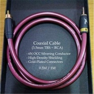 HiFi Grade Coaxial Cable, 同軸線 (3.5mm同軸轉RCA同軸）