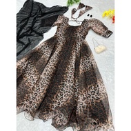 ANIMAL PRINT ANARKALI GOWN