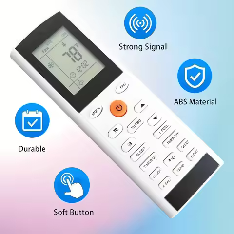 Suitable for Air Conditioner Remote Controls Tadiran Electrolux Gree ZACS-07 HPF YACIFB YAC1FB YAC1F