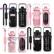 [playground] Portable Water Bottle Carrier Bag With Phone Pocket For Stanley 64oz Tumbler With Handl