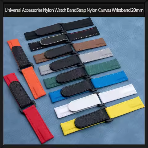 Universal Accessories Nylon Watch Band For Tudor/Omega/Rolex/IWC/Tissot Daytona SUBMARINER Strap Nyl