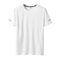 Plus Size 6xl 7xl 8xl 9xl Summer Big Tops Tees Quick Dry Slim Fit T-shirt Men Sport Mesh Short Sleev